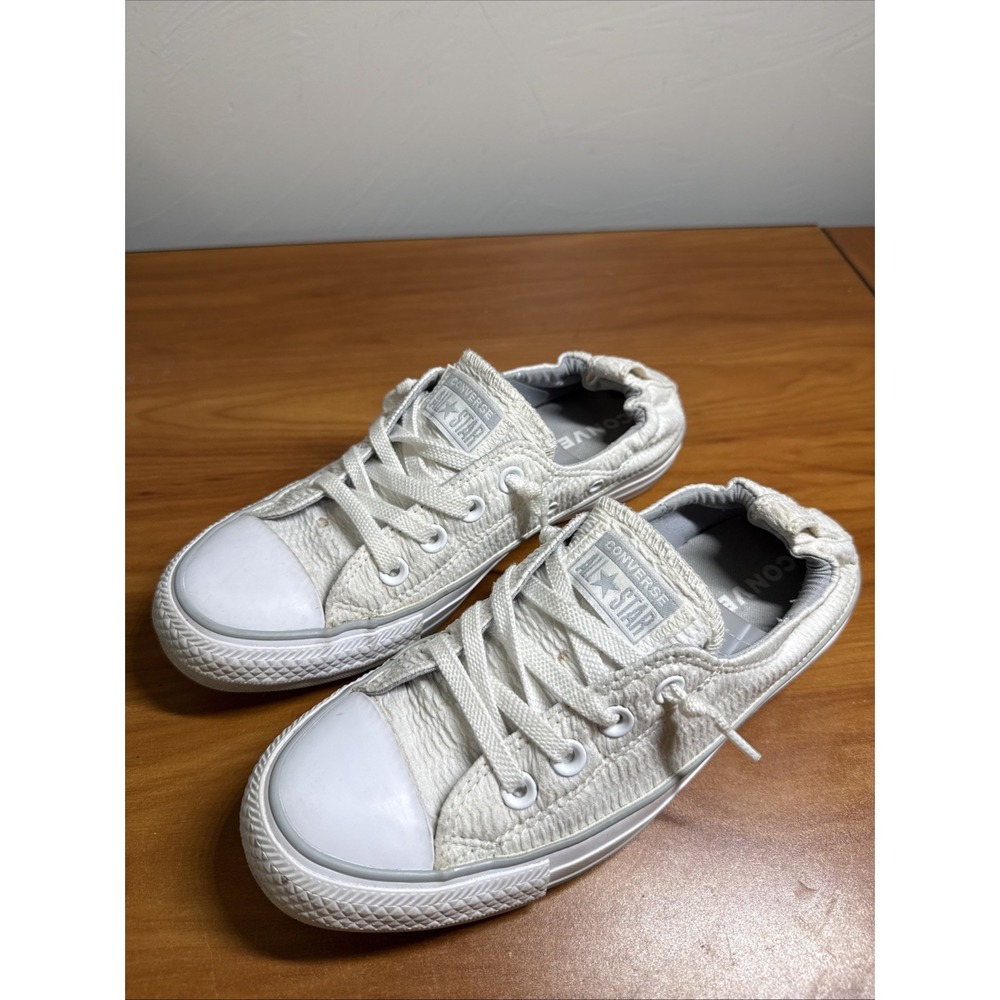 Converse Womens CT All Star Shoreline 558446F White Textured  Shoe Sneakers  W7